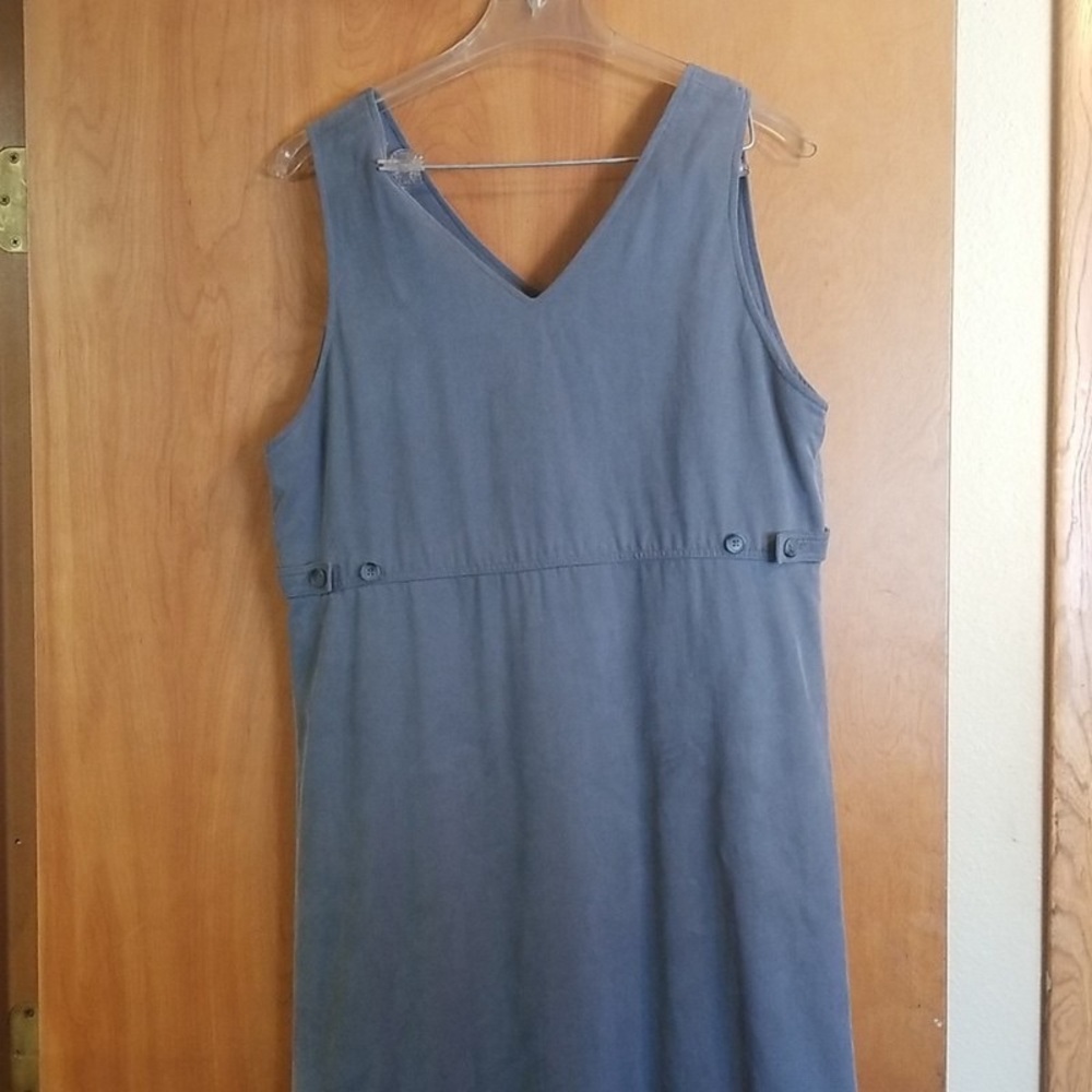 Valerie Stevens Classic Blue Midi Dress